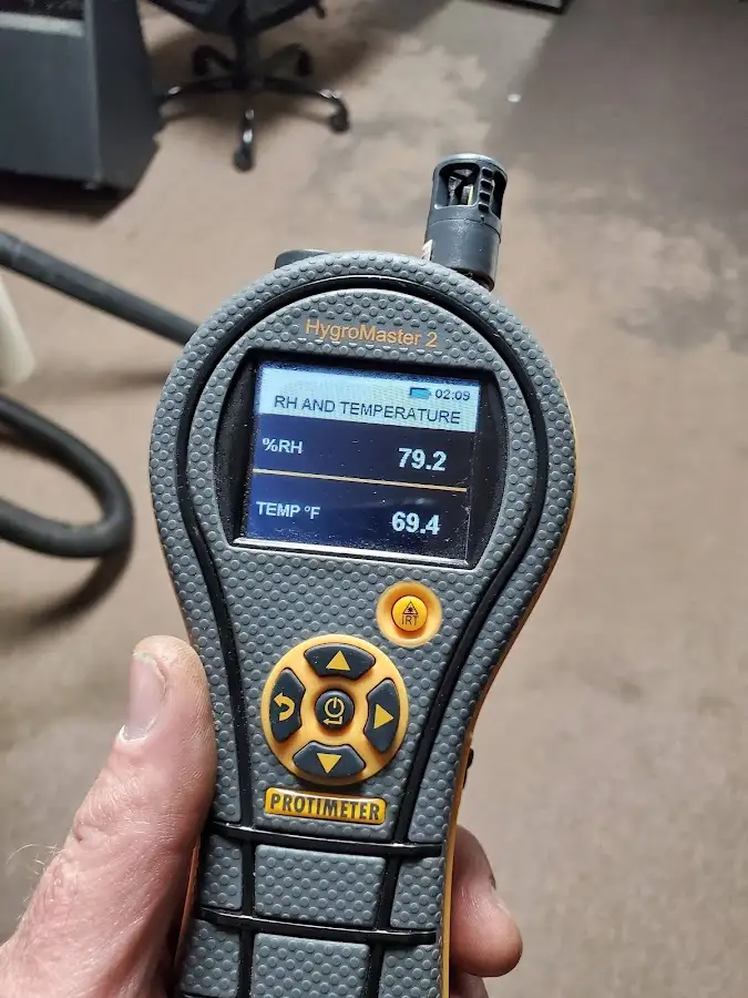 Moisture meter humidity assessment for Mold Remediation & Removal in Logan