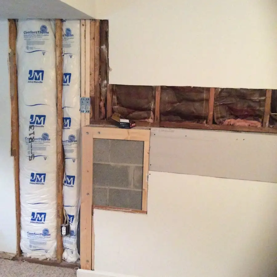 Wall insulation replacement during Odor Removal & Deodorization in Logan
